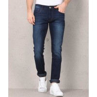 Slim Men Dark Blue Jeans