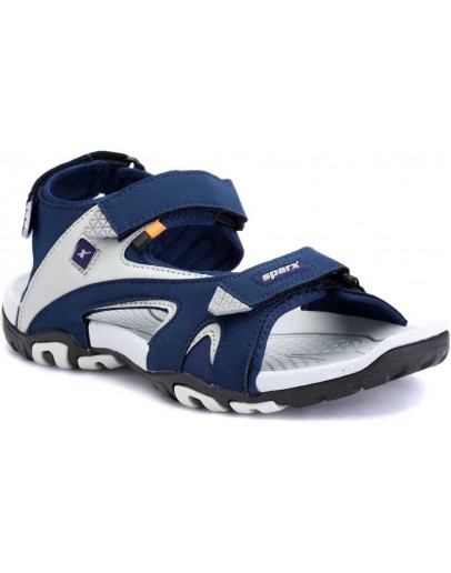 Sparx Men SS-453 Blue Grey Floater Sandals Men Blue Sandals